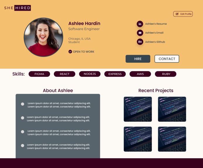 SheHired – screenshot 3