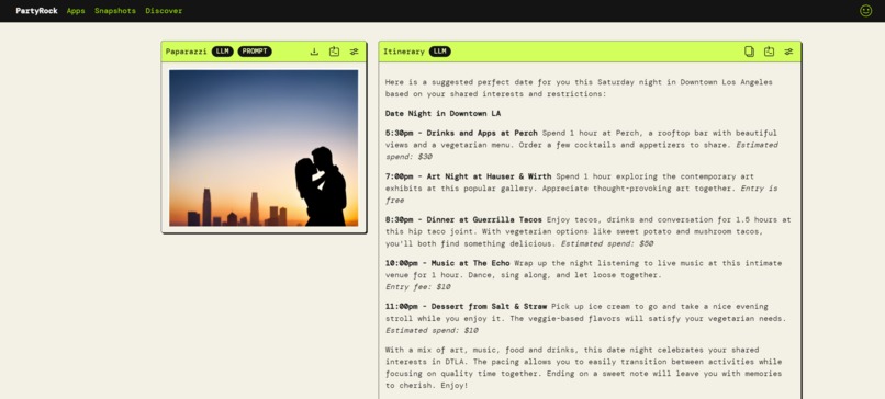 Date Night! (a planning tool) – screenshot 2