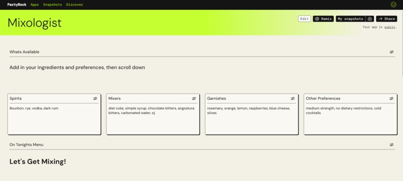 Mixologist – screenshot 1