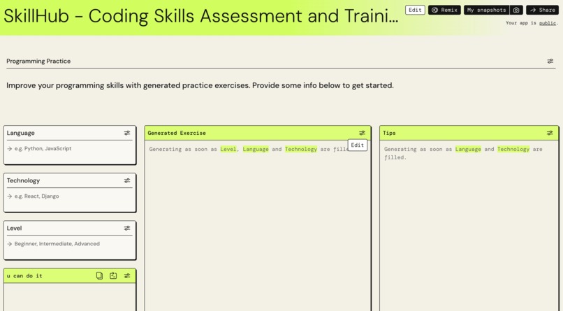 SkillHub - Coding Skills Assessment and Training Application – screenshot 2