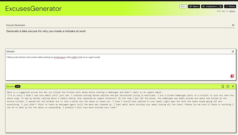 Fun project – screenshot 1