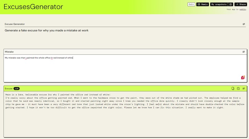 Fun project – screenshot 4