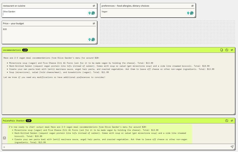 PalatePals – screenshot 1