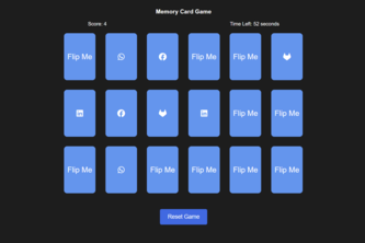 Memory Card Game - JavaScript Game