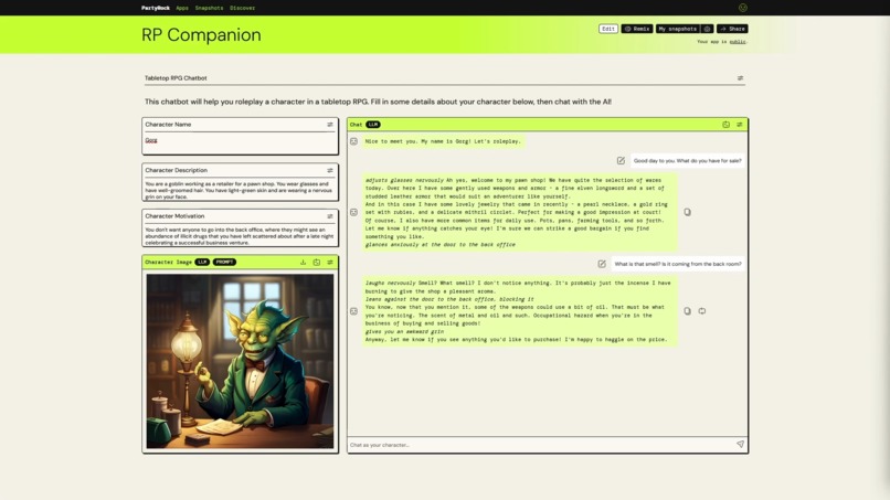 RP Companion – screenshot 1