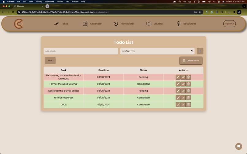 Chronos – screenshot 3