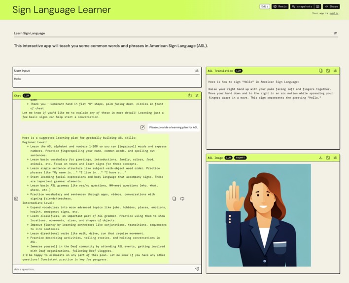 Sign Language Learner – screenshot 1