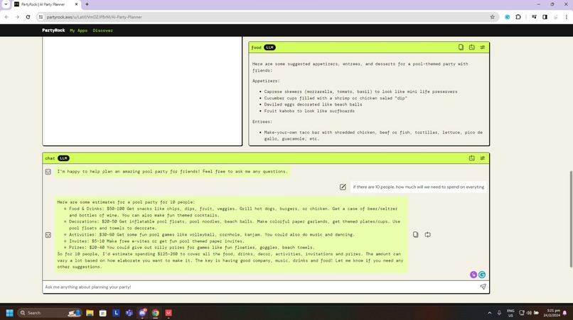 AI: Party Planner – screenshot 1