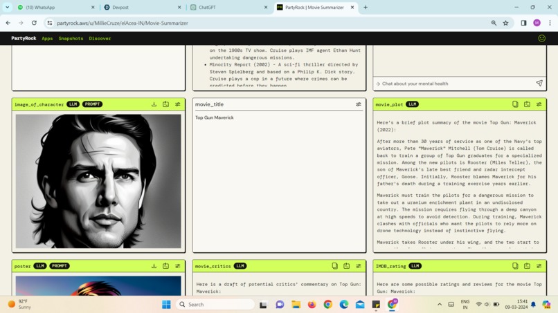 Movie Summarizer – screenshot 2