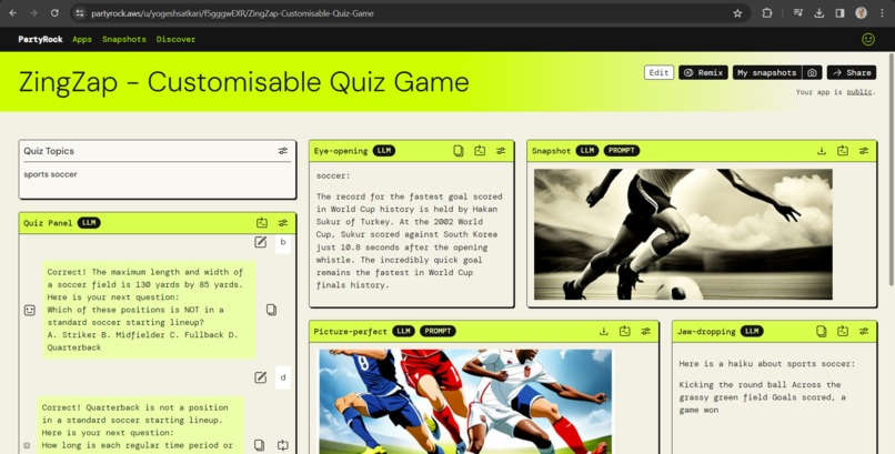 ZingZap - Customisable Quiz Game – screenshot 1