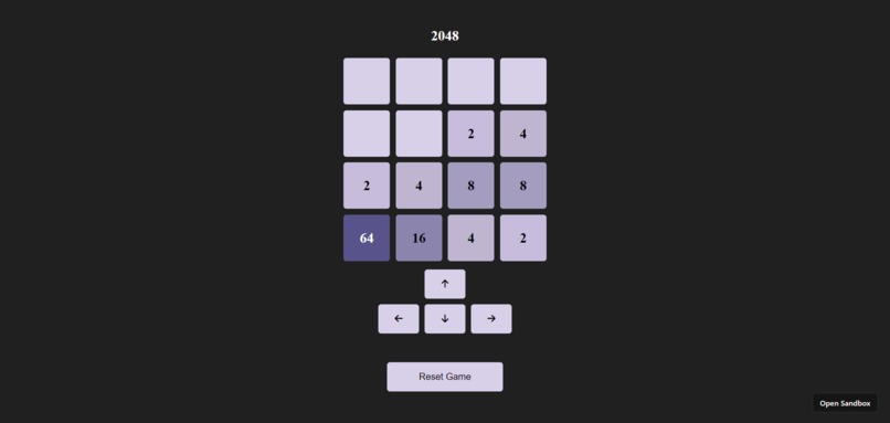 2048 Game – screenshot 1