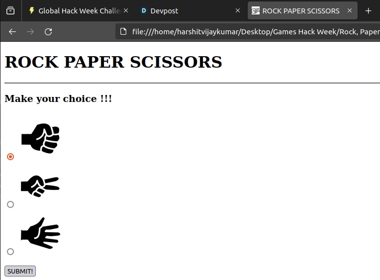 Rock, Paper, Scissors – screenshot 2