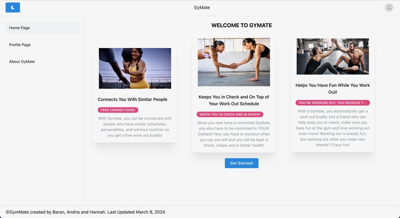 GyMate – screenshot 2