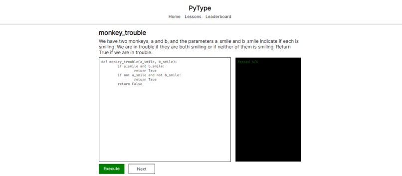 PyType – screenshot 4