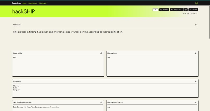 hackShip – screenshot 1