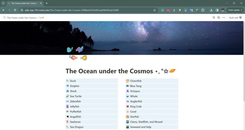 Ocean under the Cosmos – screenshot 2