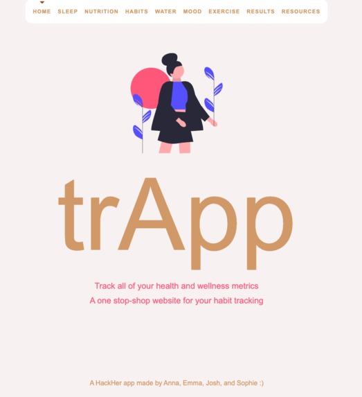 HackHer 2024 trApp – screenshot 1