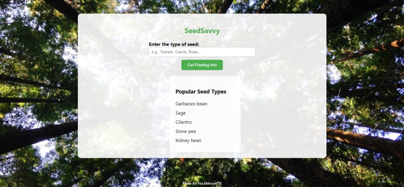 SeedSavvy – screenshot 1
