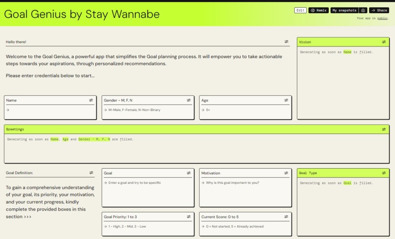 Goal Genius by Stay Wannabe – screenshot 1