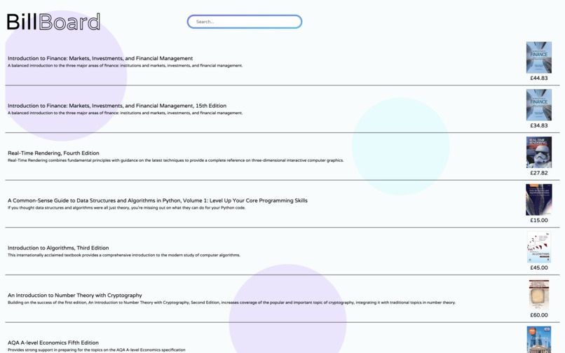 BillBoard – screenshot 2