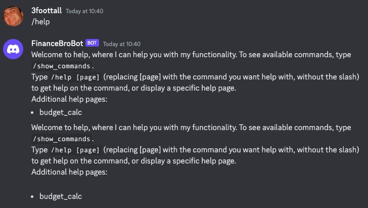 Finance advisor Discord bot – screenshot 3