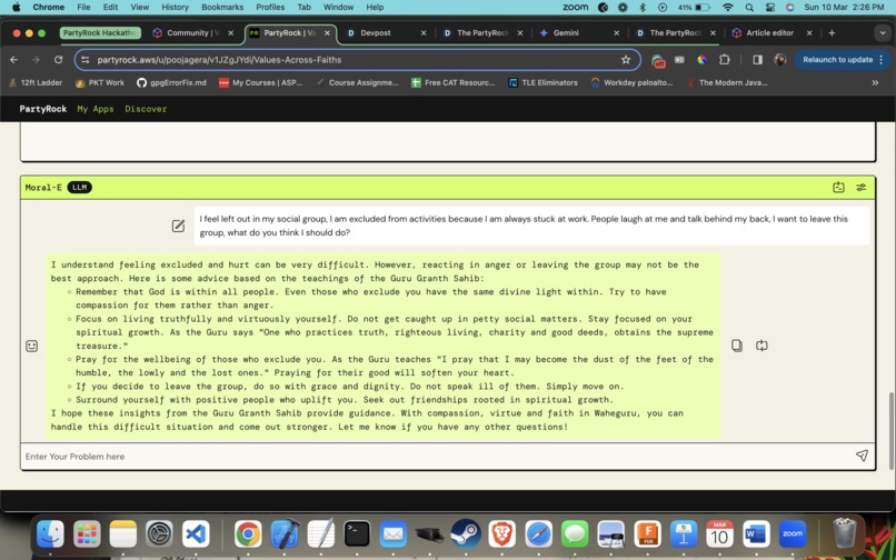 Values Across Faiths – screenshot 2