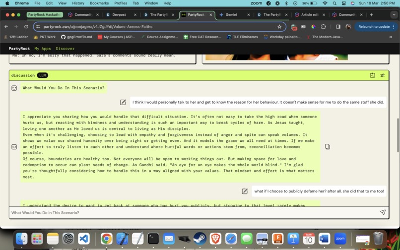 Values Across Faiths – screenshot 4