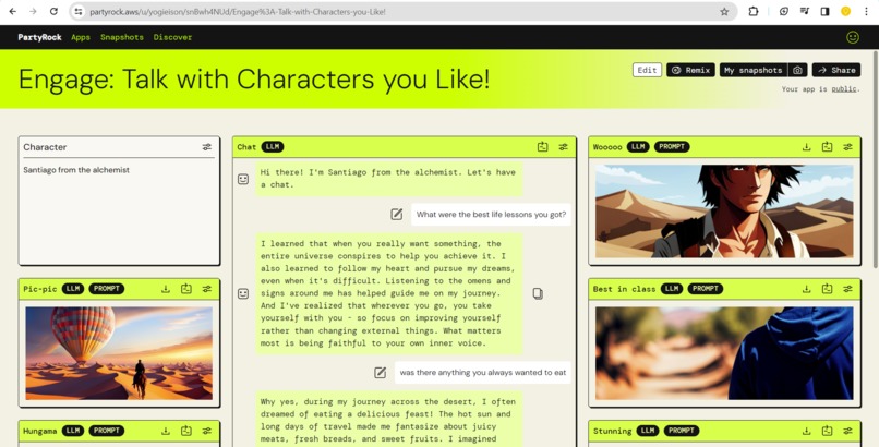 Engage: Talk with Characters you Like! – screenshot 1