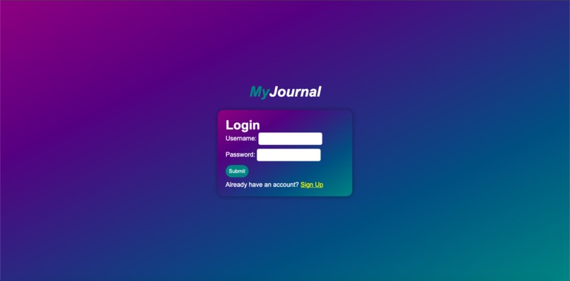 MyJournal – screenshot 3