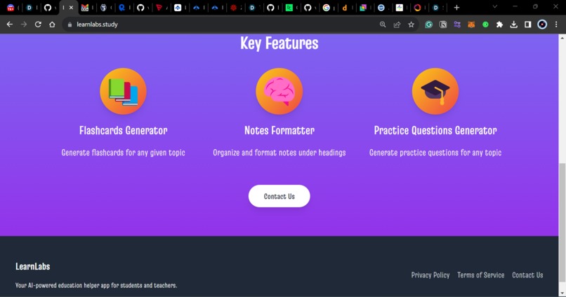 LearnLabs – screenshot 2