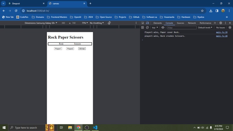 Rock Paper  Scissors – screenshot 1