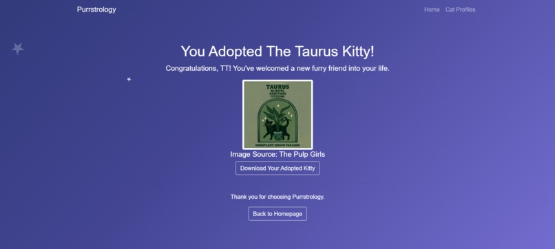 Purrstrology – screenshot 3