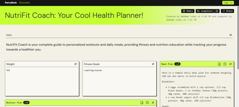 NutriFit Coach – screenshot 1