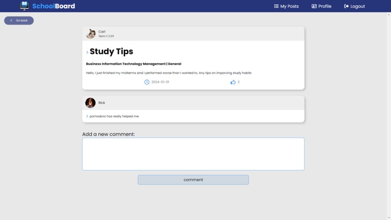 SchoolBoard – screenshot 4