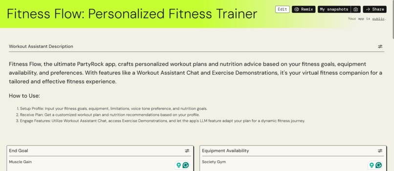 Fitness Flow: Personalized Fitness Trainer – screenshot 2