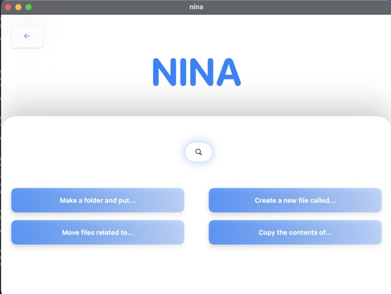 NINA – screenshot 1