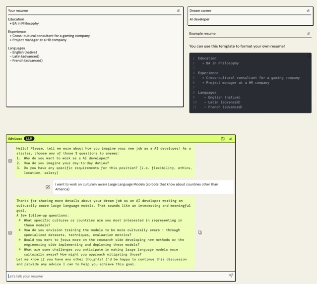 Career planner – screenshot 2