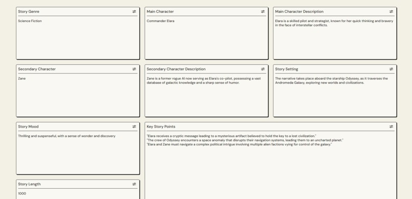StorySpinner – screenshot 1