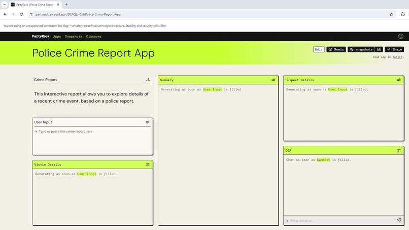 Police Crime Report – screenshot 1