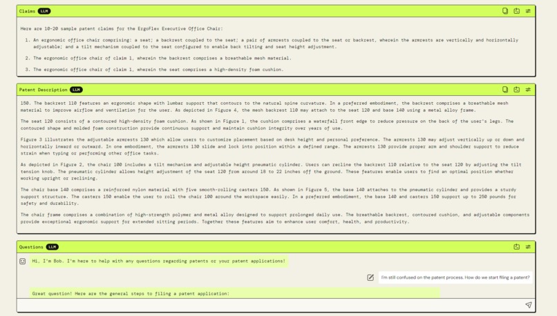 PatentScribe – screenshot 2
