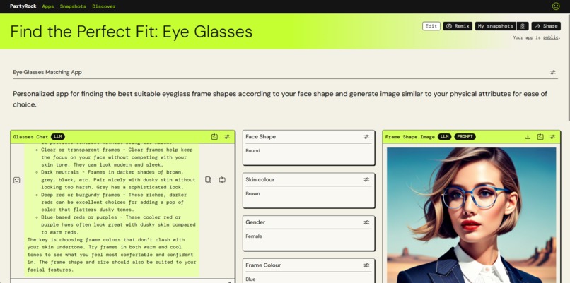 Eyeglass Matching App – screenshot 1