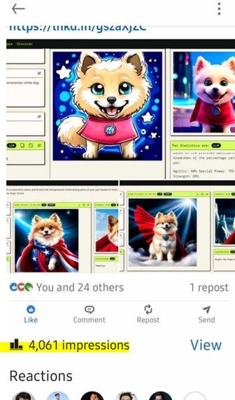 Gamemify Pet AI Hero Stats vCard – screenshot 3