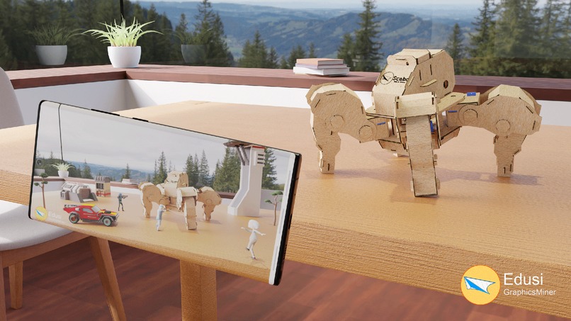 SCABO - AR-enabled DIY cardboard toy – screenshot 1