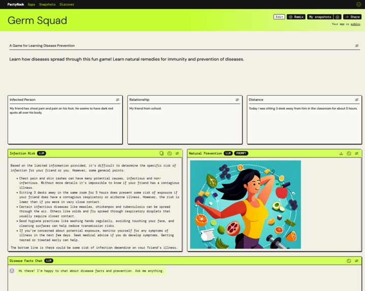 Germ Squad - Access Your Risk and Prevent Illness! – screenshot 1