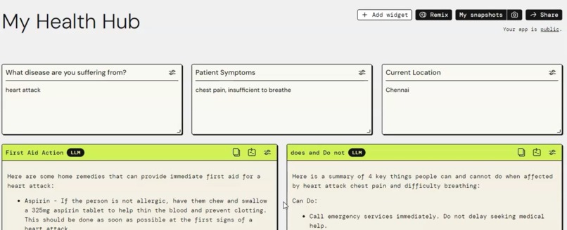 My Health Hub – screenshot 1