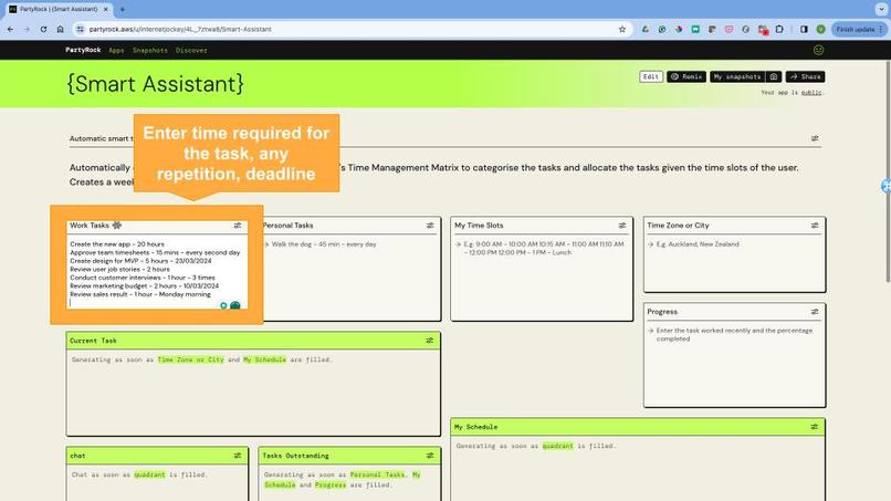 {Smart Assistant} – screenshot 1