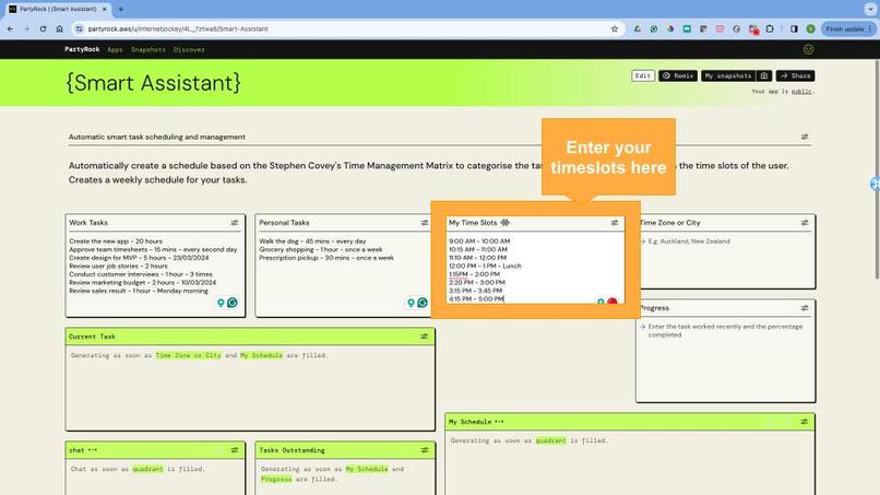 {Smart Assistant} – screenshot 2