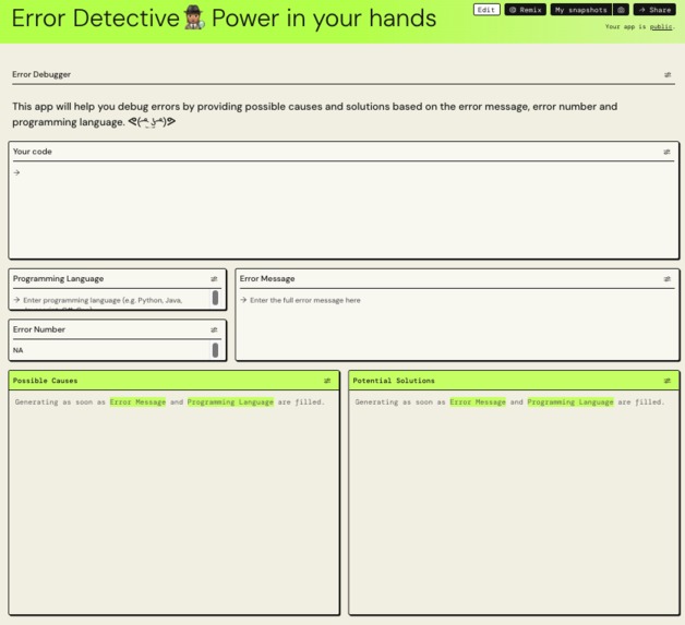 Error Detective, Power in your hands – screenshot 1