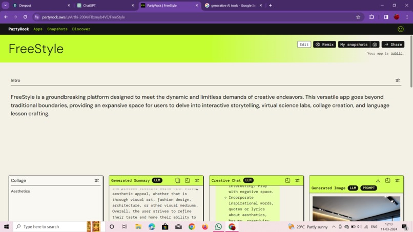 FreeStyle – screenshot 1