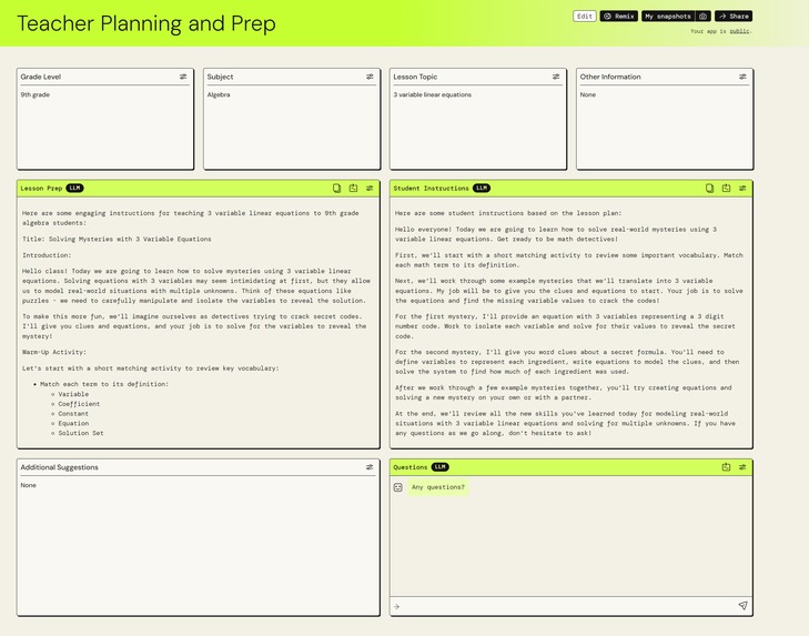 Teacher Planning and Prep – screenshot 1